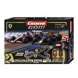 Carrera GO Speed Zone Pista de Carreras F1 Ferrari Hamilton y Red Bull Verstappen 6.3m (Edad: 3+ años)