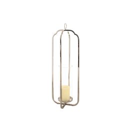 Portavela Moderno DKD Home Decor Plateado 21 x 62 x 21 cm Portavela Moderno DKD Home Decor Plateado 21 x 62 x 21 cm