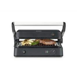 Severin KG2398 Parrilla Eléctrica Multifunción y Multiparrilla Compacta para Carnes, Verduras, Filetes y Paninis