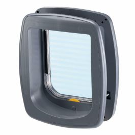 Ferplast FER8010690210766 Puerta para gatos Columpio 9 Gris, 26,2 x 10,2 x h 31,2 cm