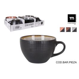 La Mediterranea Taza Jumbo 425 ml Sauvage 14 x 11 x 8 cm (24 Unidades) La Mediterranea Taza Jumbo 425 ml Sauvage 14 x 11 x 8 cm (24 Unidades)