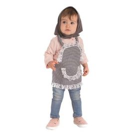 Creaciones Llopis Disfraz Bebé Castañera Delantal Vichy Talla 12 Meses