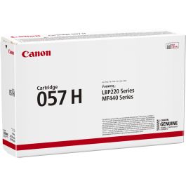 Canon 3010C002 Tóner Original Negro 057H Alta Capacidad 10000 Páginas i-SENSYS LBP223dw LBP226dw MF443dw MF445dw
