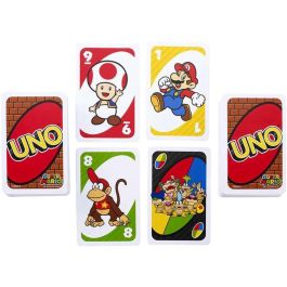 Mattel Juego de Cartas Uno Super Mario Bros. para 2-10 Jugadores, Edad 5+ (Español/Portugués)