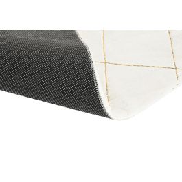 DKD Home Decor Alfombra Blanco Poliester 240x60 cm Rombo 1000 gsm