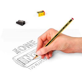 Staedtler Expositor Sobremesa Noris 120 Feliz Aniversario, 152 Unidades Surtidas, 383x382x250 mm