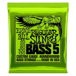 ERNIEBALL Juego Bajo Eléctrico Slinky Regular 5 St. 45-130