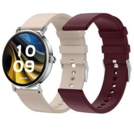 SPC 9656B Smartwatch Smartee Duo Velvet 1.32" AMOLED Llamadas Bluetooth Frecuencia Cardíaca IP68 7 Días Batería Carga Inalámbrica Blanco Precio: 59.50000034. SKU: B1BAHNEDLM