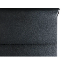 Q-connect Silla de Dirección Bosa Simil Piel Premium, Negro, Altura Máx. 1130mm, Ancho 550mm, Profundidad 630mm