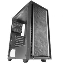Mars Gaming MCPMAX Caja Semitorre Gaming MC-PMAX Pure Black Cristal Templado, 4 Ventiladores FDB 120mm Silenciosos, Panel Frontal Mesh ATX