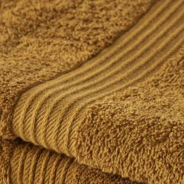 Today TOD3574641230944 Juego de 2 Toallas 50x90 cm 100% Algodón Essential Color Bronce