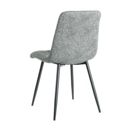 Silla Jaspeado Verde Tejido-Metal 44 X 52 X 86 cm