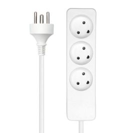 MicroConnect Danish Power Strip 3-way White 10m cable MicroConnect Danish Power Strip 3-way White 10m cable