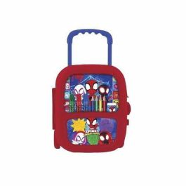 Set papelería coloreable trolley spidey 22.0 x 25.5 x 9.0 cm