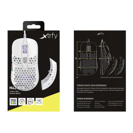 Cherry XTRFY MSM M42 Ratón Gaming Óptico 16000 DPI Blanco USB