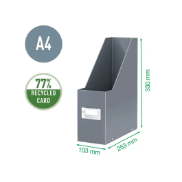 Leitz Revistero Click & Store Cartón Forrado Turquesa 103x170x235 mm