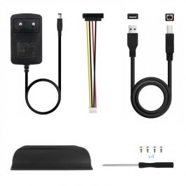 TOOQ TQE-3520B Caja Externa HDD 3.5'' IDE/SATA USB2.0 Negro Aluminio 3TB