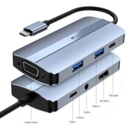 Leotec LEDS04 base para portátil y replicador de puertos Acoplamiento USB 3.2 Gen 1 (3.1 Gen 1) Type-C Gris Leotec LEDS04 base para portátil y replicador de puertos Acoplamiento USB 3.2 Gen 1 (3.1 Gen 1) Type-C Gris