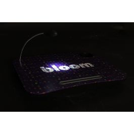 DKD Home Decor Bandeja Bloom 2021 Moderno Lila 38 x 7 x 48 cm