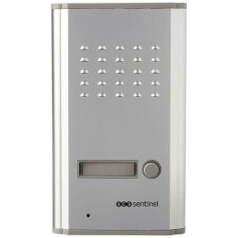 Scs Sentinel 3208D Intercomunicador de audio de 2 hilos con etiqueta luminosa, frontal de aluminio, liberación de puerta y transformador integrado Scs Sentinel 3208D Intercomunicador de audio de 2 hilos con etiqueta luminosa, frontal de aluminio, liberación de puerta y transformador integrado