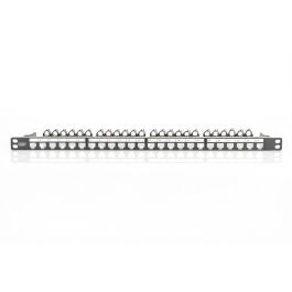 Digitus Patchpanel 0,5HE 24 Puertos Modular Cat6a Apantallado Negro