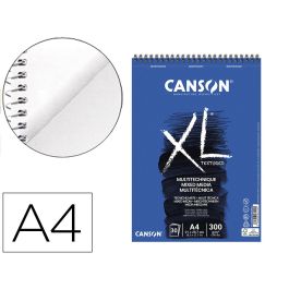 Bloc Dibujo Acuarela Canson XL Mix Media Grano Medio Din A4 Microperforado Espiral 21x29,7 cm 30 Hojas 300 gr-M2 Precio: 8.50000008. SKU: S8423494