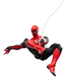 Hasbro G0606 Figura Spider-Man No Way Home Marvel Legends Coleccionable Articulada, 15cm, con +20 Puntos de Articulación y 3 Accesorios