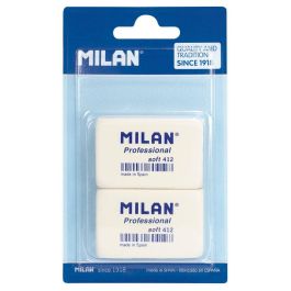 Milán Gomas de borrar 412 professional, Blister 2 uds, Blanco, para Escuela / Oficina / Comercio / Industria Precio: 2.50000036. SKU: S7906434
