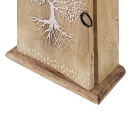 Caja Llaves Blanco-Natural 18 X 7,50 X 28 cm