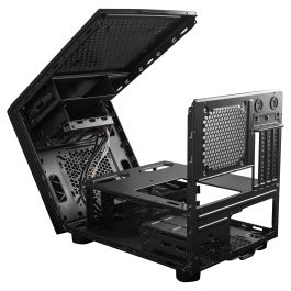 Chieftec CI-02B-OP Caja de PC Cubo Negro para micro ATX y Mini-ITX con Fuente de Alimentación