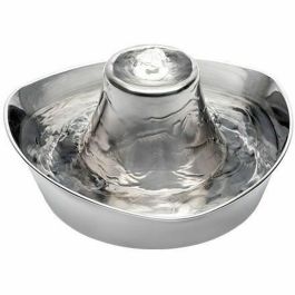 Petsafe PET0729849171008 Fuente Bebedero Mascotas Seaside Acero Inoxidable 1.8L