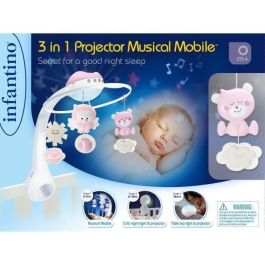 Móvil Proyector Infantino Sweet Girl Night 3 en 1