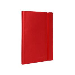 Libreta Indice Liderpapel Similpiel A7 120 Hojas 70 gr-M2 Color Rojo