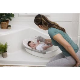 Ingenuity ING17492 - Hamaca de Baño Ajustable Sylvi Baby Bath con Toallita y Libro para Bebés hasta 6 meses
