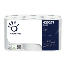 Papernet Papel Higiénico Doméstico, Celulosa Pura, Blanco, 2 Capas, 12 Rollos, 340 Servicios, 34m por Rollo Precio: 8.68999978. SKU: B13NZMY9WP