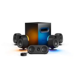 Steelseries Arena 9 Altavoces para Ordenador con Sonido Envolvente 5.1 y Conexión USB
