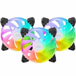 Mars Gaming MF-3AR Pack 3 Ventiladores PC 120mm ARGB 360º Aspas Invertidas FDB Ultrasilenciosos Comp. Aura Sync Precio: 18.49999976. SKU: B1BDA853KL