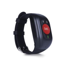 Leotec Senior Smart Band 4G Roja con GPS, Llamadas, Ritmo Cardíaco y Detector de Caídas para Mayores
