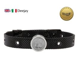 Pulsera Unisex Deejay Talent Jewels TJA-4-05-03-2-235 Negro
