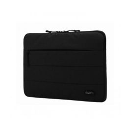 Ewent EW2520 Funda Protectora para Portátil 13.3" (33,8 cm) de Poliéster Negro con 1 Compartimento y Bolsillo Frontal