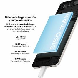 Smartphone Vivo Y19s 6,67" UNISOC T612 8 GB RAM 128 GB Blanco Plateado