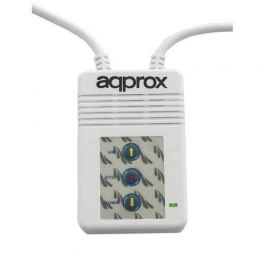 PANTALLA DE PROYECCION PANORAMICA ELÉCTRICA APROX APPP92E - 184X104 - 16:9 - INTERRUPTOR DE PARED Y MANDO A DISTANCIA - TRASERA NEGRA OPACA