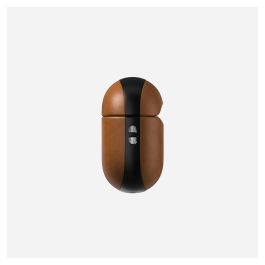 Nomad Modern Leather Case English Tan - Funda de Cuero para AirPods Pro 2 - Compatible Apple - Color Marrón