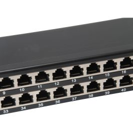 EQUIP Patchpanel 48x RJ45 Cat6 19" FTP 1HE ISO/IEC, Negro