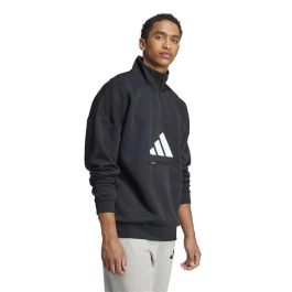 Sudadera con Capucha Hombre Adidas Future Icons 3Bar Hz Negro