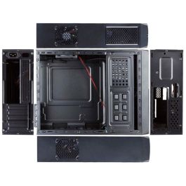 Chieftec UE-02B Mini Tower PC Negro micro ATX con Fuente de Alimentación de 250W