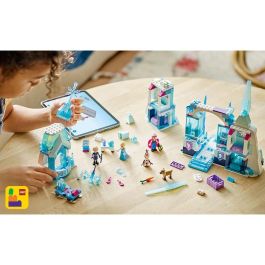 LEGO 43244 Disney Princess Palacio de Hielo de Elsa, Juego de Construcción, 630 Piezas, Niños +6 Años
