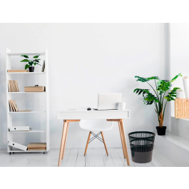 Q-connect Papelera 15 litros rejilla plástico color negro 285x290 mm