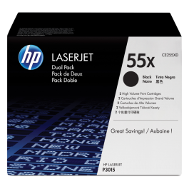 HP 55X 2-pack High Yield Black Original LaserJet Toner Cartridges cartucho de tóner 2 pieza(s) Precio: 517.7900002. SKU: S8409687