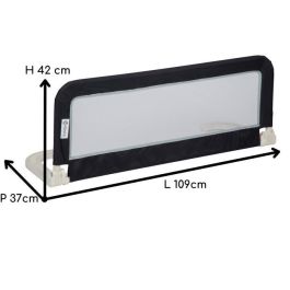 Safety 1St Riel de cama portátil para niños - Gris